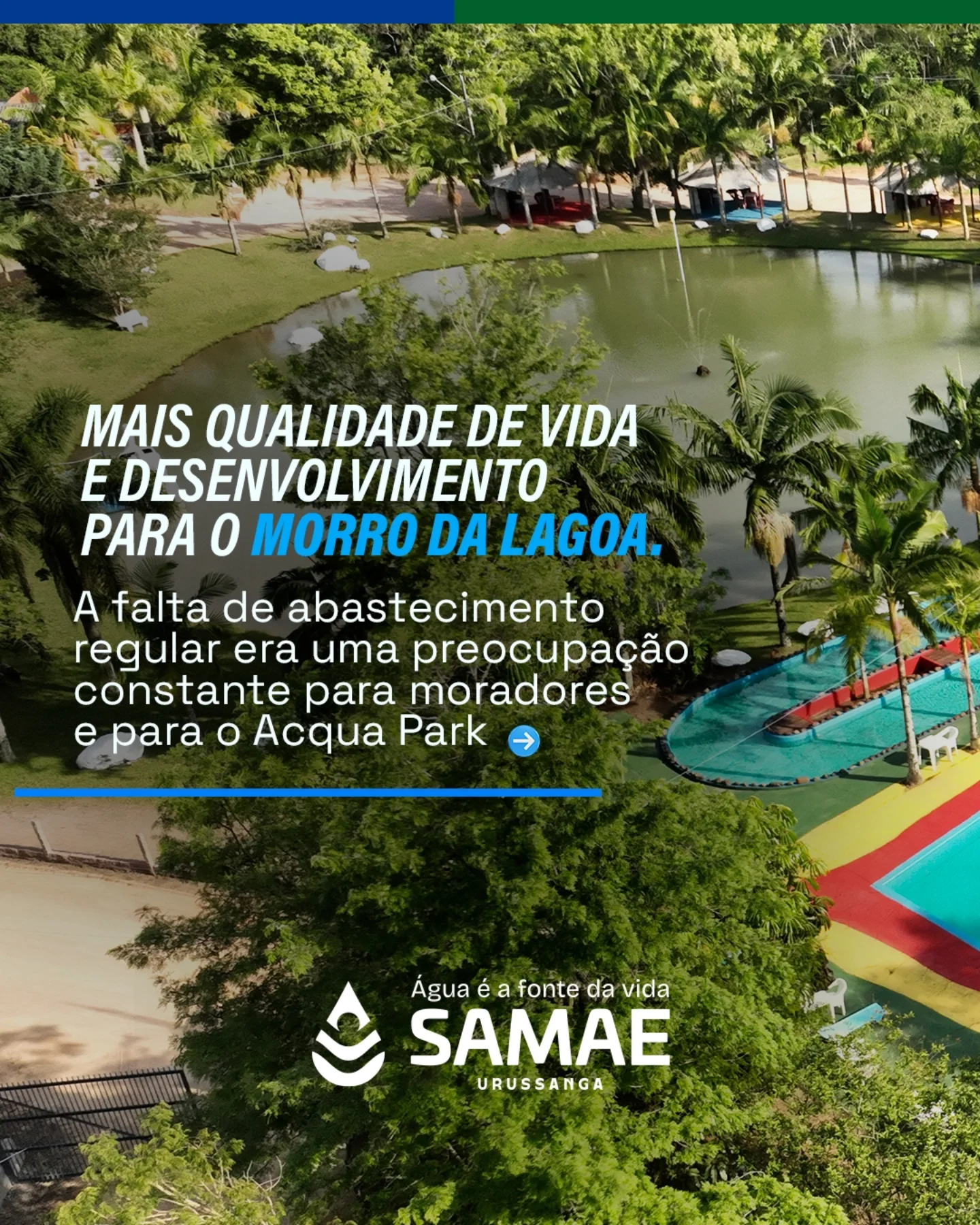 Mais qualidade de vida e desenvolvimento para o Morro da lagoa.